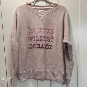 True Craft Pink Graphic Sweatshirt Size Large